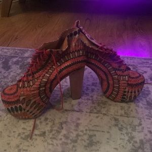 Jeffery Campbell vintage platform
